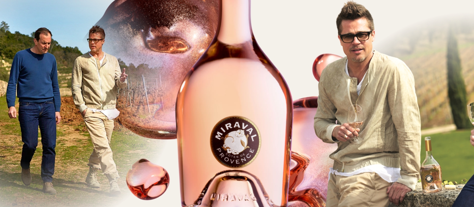 Château Miraval — o rosé de Brad Pitt e Angelina Jolie feito pela Famille Perrin em Provence