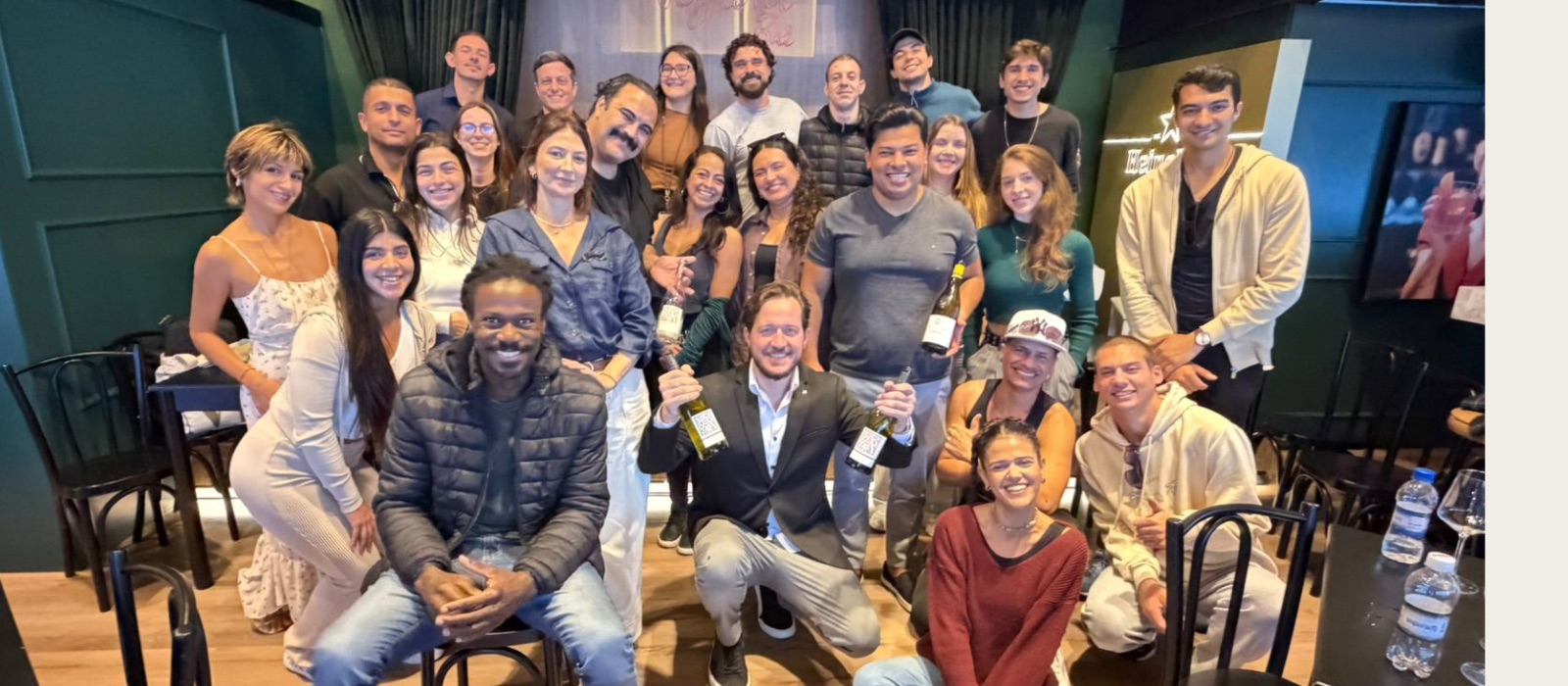 Treinamento Mondovino para as equipes do Grupo Novo Brasil — linha Domaine d'Aussières